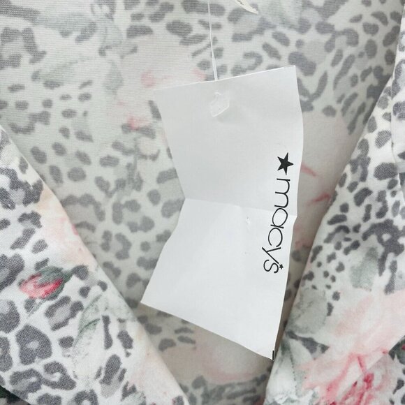 Flora by Flora Nikrooz Womens Medium Tammy Floral Notch Collar Pajama Top 609 - Picture 5 of 6